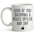 YouNique Designs Police Coffee Cup 11 Ounce Police Academy Graduation Gifts Police Officer Gifts...