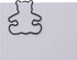 100 Count Bear Shaped Paper Clips Great for Paper Clip Collectors or Office Gift - Comes in Round Tin with Lid and Gift Box (Black)...