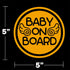 TOTOMO Baby on Board Magnet - (Set of 2) Safety Caution Decal Sign Magnets for Cars Bumpers - Baby Angel ALI-030...