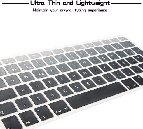 HRH Spanish Silicone Keyboard Cover Skin for MacBook Air 13,for MacBook Pro 13/15/17 (with or w/Out Retina Display, 2015 or Older Version),for iMa...
