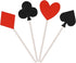 36 Pcs Glitter Casino Night Poker Theme Cupcake Toppers Las Vegas Party Cake Picks Food Decoration...