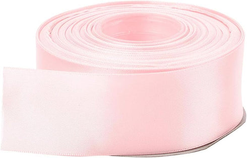 Ribest Light Pink Double Faced Satin Ribbon, 1-1/2 Inch Ribbon for Flower Bouquet Gift Wrapping Bows Wedding Party Decoration, Continuous 25 Yards...