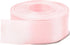 Ribest Light Pink Double Faced Satin Ribbon, 1-1/2 Inch Ribbon for Flower Bouquet Gift Wrapping Bows Wedding Party Decoration, Continuous 25 Yards...