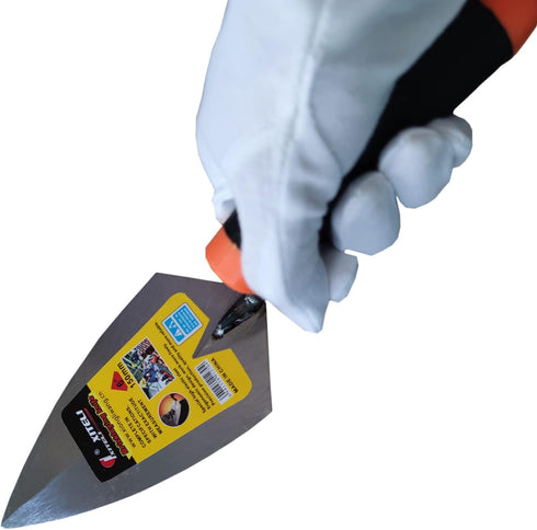 2 Pcs Pointing Trowel and Gauging Trowel Set,6" Masonry Hand Tool Set with Soft Grip Handle,Margin Trowel Bricklaying Trowel Building Products (6 ...