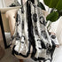 Silk Feeling Long Satin Scarf Fashion Beach Scarf Shawl Check Style Sunscreen Shawls Wraps-Lightweight Pattern...