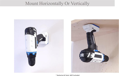 For Hart 20V Cordless - Tool & Battery Mounts Hangers Holders Brackets - 12 Pack - 6 Tool + 6 Battery Mounts...