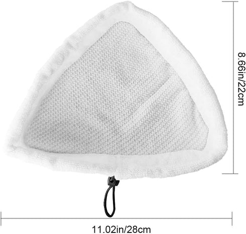 Fushing 6Pcs Steam Mop Pads,Reusable Washable Microfiber Steamer Cleaning Pads Replacement Pads Accessories for Steamboy X5 H2O H20 S302 S001 SKG ...