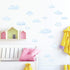 DECOWALL DS-8030 Clouds Kids Wall Stickers Wall Decals Peel and Stick Removable Wall Stickers for Kids Nursery Bedroom Living Room (Small)...
