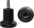 AAGUT High Profile Bell Glides Replacement for Office Chair, 7/16" x 7/8", Fixed Stationary Caster Wheel Glide, Matte Black Finish,Office Chair Wh...