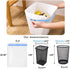 4 Gallon Trash Bags Drawstring,Small 120 Counts Strong Drawstring Trash Bags,White Small Garbage Bags Unscented for Kitchen,Bathroom,Office...