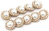 25mm Retro Women Coat Gold Metal Pearl Buttons, for Clothes, Sweaters, Blazer, Suit, Wedding Dress, Handmade DIY Crafts, Sewing Accessories(10pcs ...