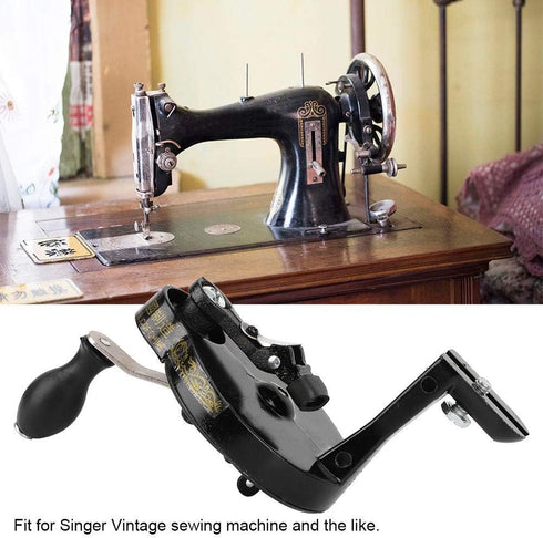 Sewing Machine Hand Crank fit for Singer Vintage fit Singer Spoked Wheel Treadle Sewing Machines 15,127,128,66, 99......