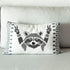 2pcs Raccoon Stencil 11.7x8.3inch Funny OK Gesture and Raccoon Drinking Painting Template with Paint Brush for DIY Art Craft Raccoon Decoration Wo...