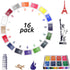 Fstaor 16 Colors Craft Ink Pads for Stamps, Non-Toxic Washable Stamp Pads for Kids, Paper, Wood, and Fabric (16 Pack)...