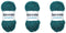 Scrubber Yarn for Crocheting Knitting Dishcloths Washcloths Crafty Items, 100 Gram (3.53 Ounces) 88 Yards (80 Meters) (Teal) (3 Skeins)...
