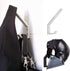 4PCS Helmet Holders Plastic Hanging Hooks Wall Mounted Hangers Hat Glove Bag Shoe Clothes Rack (White-4PC)...