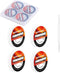 ANGRYFISH Fusionline,4 Rolls 0.005",0.006",0.007",0.008" Diameter Micro-Fused Braided Thread,Break Strength, Crystal Color,Super Strong Stringing ...