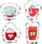 Large Coffee Cup Cookie Cutter Set-4 Piece-Coffee Mug, Hot Cocoa Mug, Lette, Teacup Cookie Fondant Biscui Cutters...
