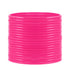 Silicone Jelly Hair Tie Bracelet Penta Angel 20Pcs Retro Solid Neon 80s Style Costume Wrist Band Hair Elastics for Men Women Party Favors (Rose Re...