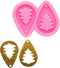 Super Glossy Christmas Tree Style Earring Silicone Molds Silicone Earring Mould Resin Earring Mold for DIY Epoxy Resin Jewelry Making Keychain Pen...