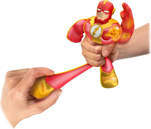 Heroes of Goo Jit Zu Goo Shifters DC Super Hero Stretchy Action Figure Gold Charge Flash. Incredibly Squishy DC 4.2" Toy Figure. Crush The Core!...