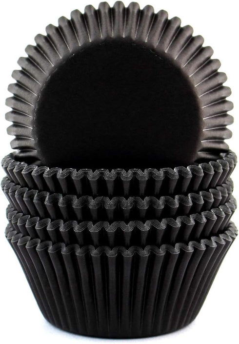 Eoonfirst Standard Size Cupcake Liners Halloween Party Baking Cups 100 Pcs (Black)...
