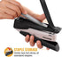 Bostitch Office Executive Metal Desktop Stapler, 3 in 1 Spring Powered Stapler, One Finger, Staple Storage Compartment & Staple Remover, includes ...