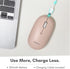 Macally Wireless Bluetooth Mouse - Strong Connection - Quiet, Comfortable, Rechargeable Mouse for Macbook Air/Pro, Mac, iMac, Apple iPad - Wireles...