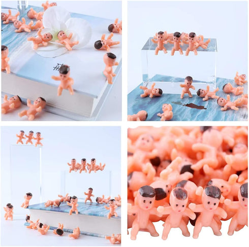 200pcs1 Mini Plastic Baby Party Preference Baby Shower, Ice Games, Baby Game Decoration Party...