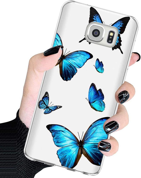 Clear Case Compatible with Galaxy S7, Samsung S7 Case for Girls Women, Cute Soft TPU Shockproof Protective Phone Case Cover for Samsung Galaxy S7 ...