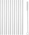ALINK Extra Wide Reusable Clear Silicone Boba/Bubble Tea Straws, 14mm X 10" Larger Opening Flexible Smoothie Straws, Pack of 6 with Cleaning Brush...