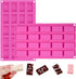Sakolla 2 Pack Chocolate Bars Silicone Molds, Rectangles Candy Bars Molds, Making Chocolate,Rice Crispy Pops, Caramels, Dessert, Energy Bar and So...