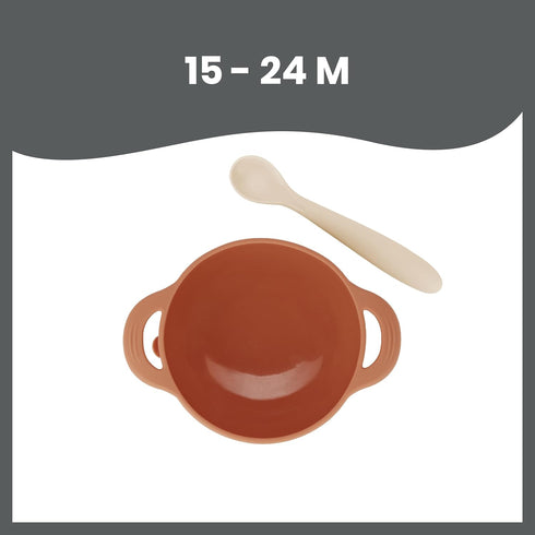 Babymoov TAST'ISY Baby Feeding Set, BPA-Free Non-Toxic Food Grade Silicone Suction Bowl and Spoon (MICROWAVE & DISHWASHER SAFE)...