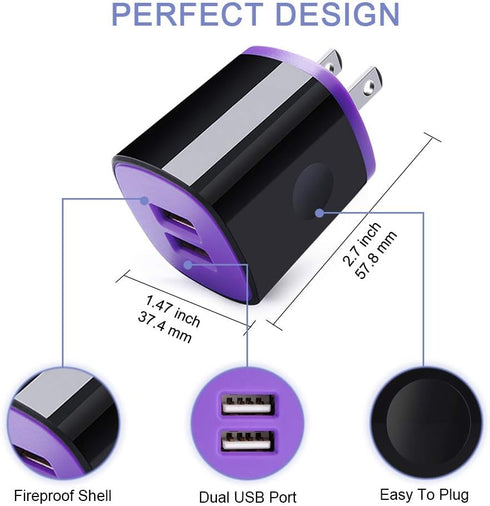 USB C Charger for S24 S23 FE S23 S22 Ultra S21 FE S10 S9 A25 A15 A05 A05s A54 A34 A24 A14 A13, Android Charger Car Fast Type C Charging Block Dual...