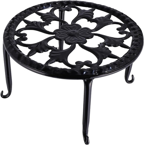 LIOOBO Flower Pot Iron Frame Flower Pots for Indoor Plants Potted Flower Pot Stand Flower Pot Holders for outside Outdoor Plant Pots Iron Flower P...