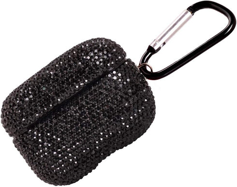 Sparkly Diamond AirPods Pro 1&2 Generation Case with Keychain, Shockproof Protective Premium Bling Rhinestone Cover Skin for AirPods Charging Case...