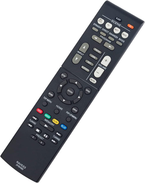 RAV533 ZP35490 Replace Remote Control fit for Yamaha Receiver HTR-3068 RX-V479 RX-V579 HTR-4068 TSR-5790 RX-V481 HTR-4069 RX-V483 RX-A670 HTR-5069...