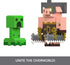 Mattel Minecraft Legends Action Figure 2-Pack, Creeper vs Piglin Bruiser Set, Attack & React Collectible Toys, 3.25-inch...