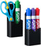 Simetufy 2pcs Magnetic Pen Holder, Magnetic Whiteboard Marker Holder, Magnetic Pencil Holder for Fridge, Magnetic Pencil Holder for Locker(Black)...