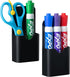 Simetufy 2pcs Magnetic Pen Holder, Magnetic Whiteboard Marker Holder, Magnetic Pencil Holder for Fridge, Magnetic Pencil Holder for Locker(Black)...