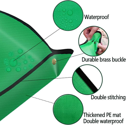 Plant Repotting Mat for Plants, Foldable Indoor Succulent Potting Tray, Portable Gardening Transplanting Mats - Size Included 26.8" x 26.8" and 39...