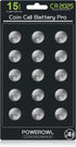 POWEROWL High Capacity CR2025 Battery (15-Pack) 2025 3v Lithium Batteries, 10 Years Leak-Free...