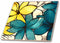 3dRose Teal and Yellow Floral - Ceramic Tile, 6-Inch (ct_32104_2)...