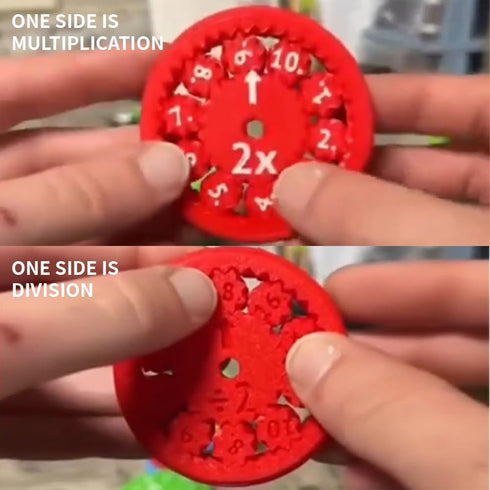 Math Fidget Spinner,Math Fact Fidget Spinners,Math Multiply and Divide Fidget Spinner,Math Fidget Spinner Toy, Perfect for Math Learning Multiplic...