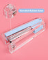 Clear Acrylic Stapler, Desktop Stapler, Office Stapler, Elegant Modern Desk Accessory for The Desk at Home, Office, or School?Macaron Blue?...
