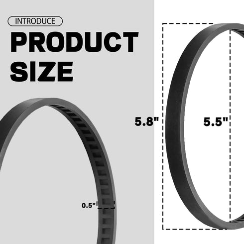 TonGass (2 Pack) Bandsaw Rubber Tires Replacement (650721-00) Compatible with Dewalt DWM120 A02807 DCS374 DW328K...