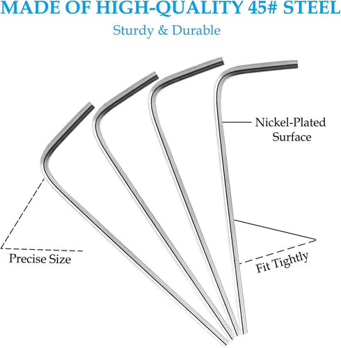 20 PCS 3mm Allen Wrench L-Shaped Hex Key Wrench, Metric Small Allen Key Hexagon Wrench Tool Hex Spanner Wrench Set, Hex Key Replacement Hexagon He...