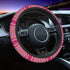 Swono Tribal Boho Car Steering Wheel Cover Universal 15 Inch with Grip Contours Abstract Red Ethnic Boho Style Aztec Neoprene Auto for Men and Wom...
