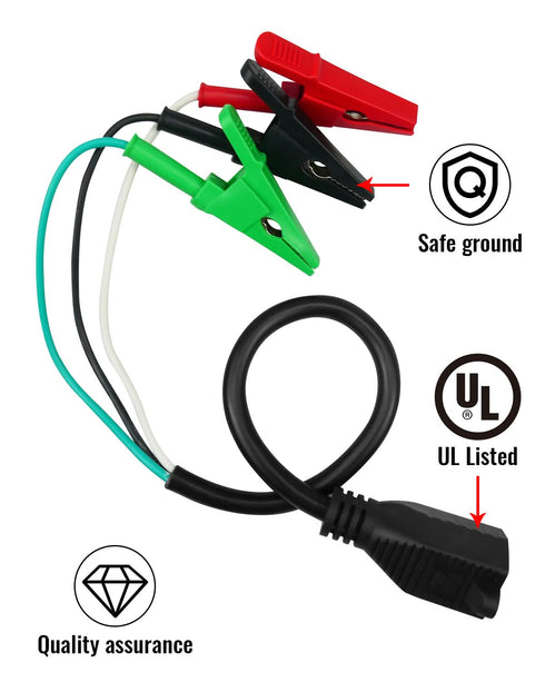 HVAC Adaptor Cord Compatible with Yellow Jacket 69522 RT310 69411 RT250 ET300 ET310 Digital Circuit Breaker Finder, AC Tools for HVAC Clearance an...
