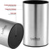 Stainless Steel Kitchen Utensil Holder, Kitchen Caddy, Utensil Organizer, Round Shape Utensils Crock, 7" by 4.3" (utensils not included)...